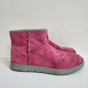 Ugg Australia Girls Boots Pink & Grey